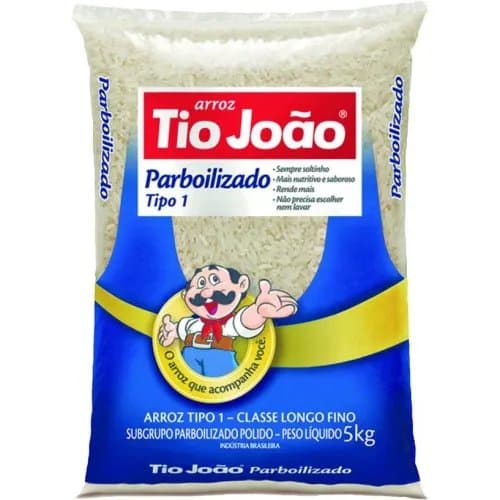 Arroz Tio João parboilizado